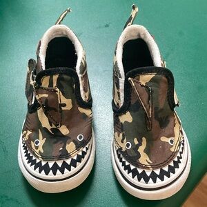 Toddlers Vans Shark camouflage color